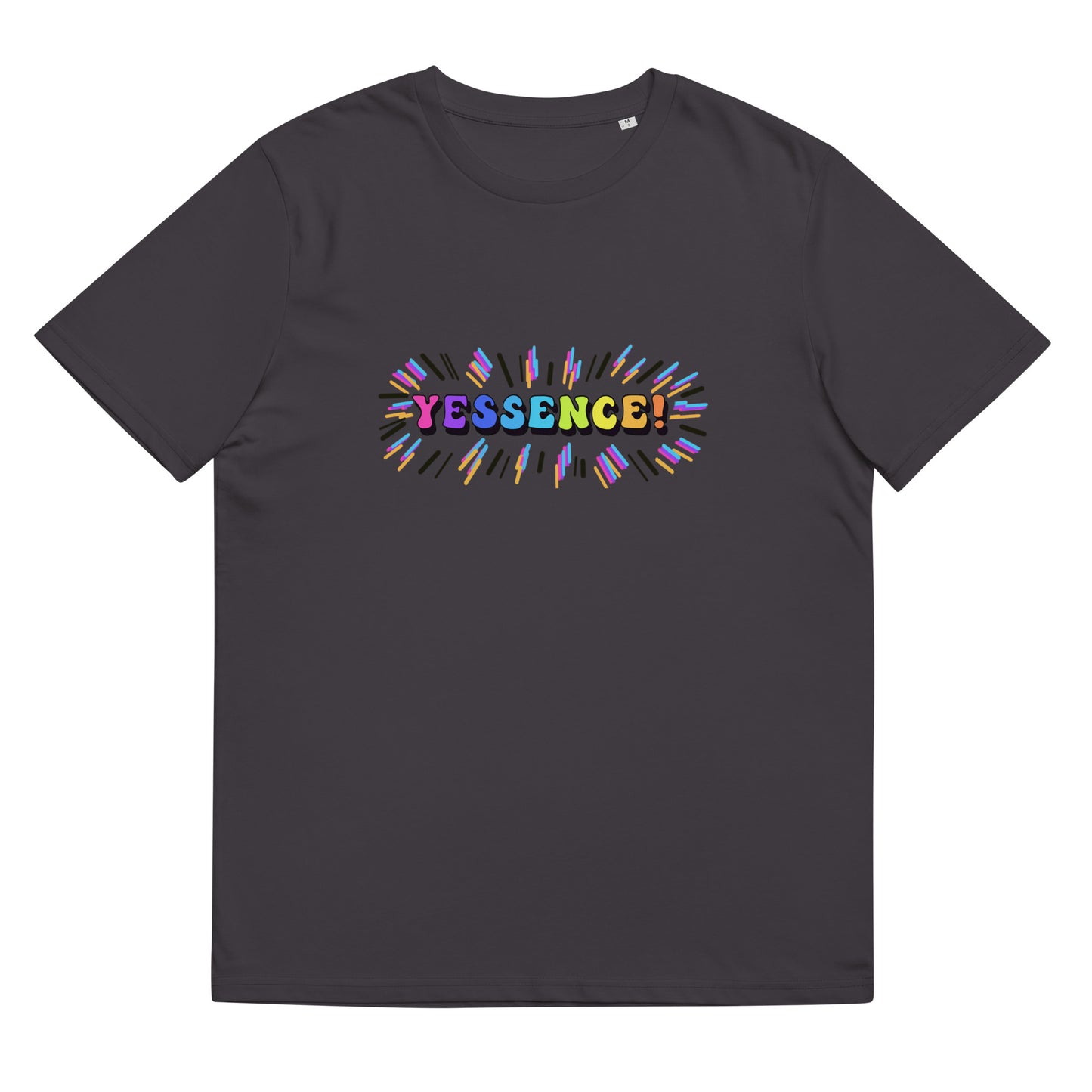 Colorful YESSENCE! Unisex organic cotton t-shirt